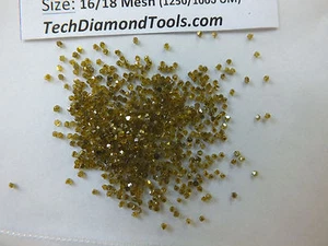 Polvo de diamante 16/18 malla; grano 1180 / 1000 micras; peso 50 quilates - 10 gramos - Imagen 1 de 3