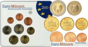 GERMANIA MONETE EURO ANNI 2004-2005-2006 FDC PERFETTI DA FOLDER UFFICIALE - Imagen 1 de 121