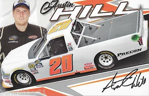 SIGNED 2016 AUSTIN HILL "PRECON MARINE" #20 NASCAR TRUCK SERIES NO 2017 POSTCARD - Picture 1 of 1