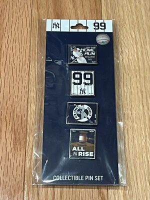 New York Yankees Aaron Judge Exclusive SGA 2022 Homerun Record All Rise 62 Pins - Image 1 of 3