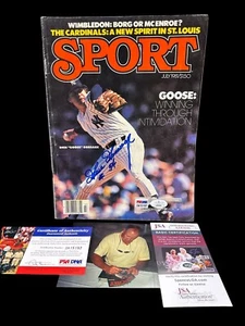 GOOSE GOSSAGE YANKEES SIGNED AUTOGRAPH 7/81 SPORTS MAGAZINE PSA & JSA AZ83646 - Picture 1 of 2