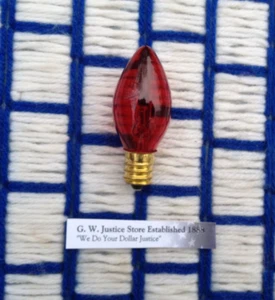 new RED C7 twinkle blinker 130v CHRISTMAS string LIGHT bulb 7w EXTRASshipFor 7¢* - Picture 1 of 4