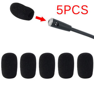 5pcs micro microphone pare-vent douce mousse pad pad couvercle de la couvertW F3