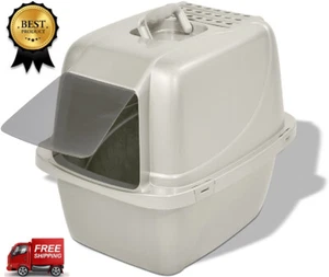Extra Large cat Litter Box Closed Cat pan ,Hooded, indoor Cat House - Picture 1 of 11