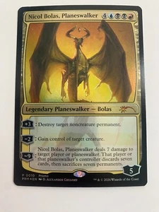 MTG - Nicol Bolas, Planeswalker #10 - Unique and Miscellaneous Promos FOIL - Picture 1 of 2