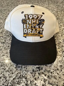 Vintage 1997 NHL Entry Draft Twins Baseball Cap Hat Made In the USA Pittsburgh  - Picture 1 of 8