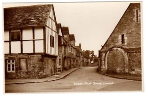 Vintage Postcard Photo East Street Lacock quaint town view E A Sweetman & Sons - Picture 1 of 2