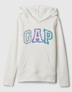Gap Girls White Logo Pullover Hoodie Sweatshirt & Skort Set NWT Size XXL 14/16 - Picture 1 of 5