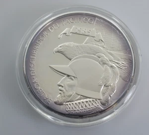 1985 Republik Panama PP 20 Balboa - seltene Silbermünze - Bild 1 von 4