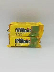 Duraflame Firestart 4.5oz Indoor Outdoor Easy Light Fire-starters 2 Packs - Picture 1 of 3