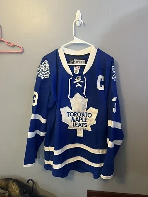 Camiseta deportiva de hockey NHL Toronto Maple Leafs #3 Dion Phaneuf. Hombre Talla 50 Foto 1 de 4
