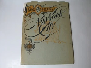 King's Color-Graphs of New York City 1910 Moses King Booklet 24 Pages - Imagen 1 de 6