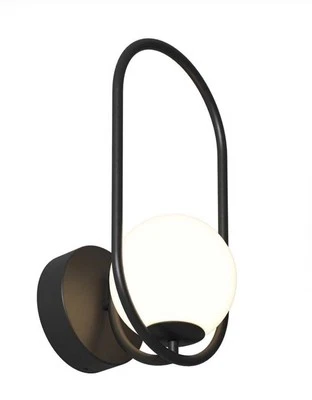 Artika Bloom Contemporary Sconce Light, Black - Image 1 of 4