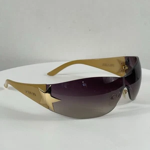 Prada SPR-72G Vintage Glam Y2k Star Mask Shield Sunglasses - Picture 1 of 15