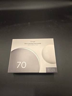 Google Nest Learning Thermostat 4th Gen w/ Sensor  - Image 1 of 4