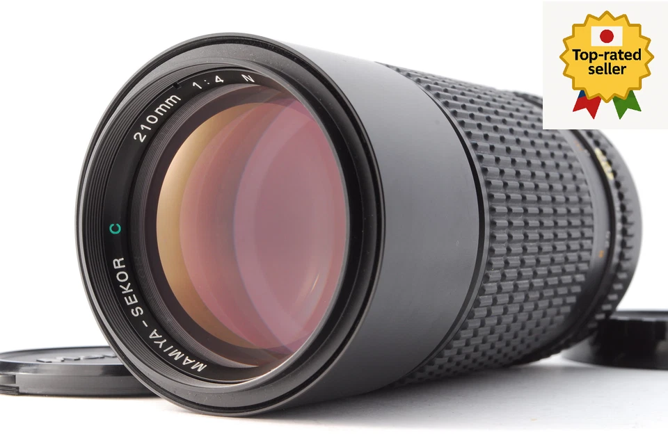 [Near MINT] Mamiya Sekor C/N 210mm f/4 Telephoto Lens for Mamiya 645 From JAPAN - Image 1 of 4