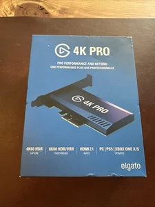 Nowa karta przechwytywania Elgato 4K Pro - rozdzielczość do 8K HDR - ZAPIECZĘTOWANA - Zdjęcie 1 z 3
