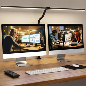 LED Desk Lamp for Home Office, 24W Computer Desk Light with Remote Control, B... - Picture 1 of 9