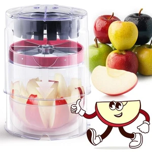 Cortadora de manzana de 5,12 pulgadas - 8 rebanadas, ultra segura y resistente acero inoxidable ex... - Imagen 1 de 8