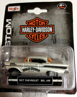 Maisto H-D Customs 1957 Chevrolet Bel Air Harley-Davidson 57 Chevy - Изображение 1 из 2