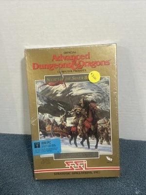 Advanced Dungeons & Dragons Secret of the Silver Blades IBM PC 1990 SSI - Image 1 of 4