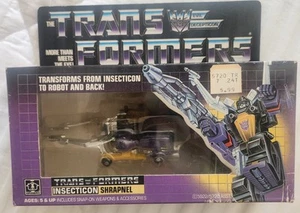 Transformers Vintage G1 1985 Insecticon Shrapnel MISB Original New Sealed - Picture 1 of 7