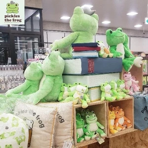 Frog the Pickles Plush Toy Pocket Basic Polyester 184665-23 087072-16 JAPAN NEW - Picture 1 of 61