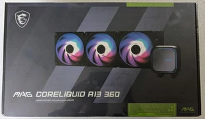MSI MAG Coreliquid A13 360 Black AIO ARGB Liquid Cooling 360mm Sealed in Box - Afbeelding 1 van 6