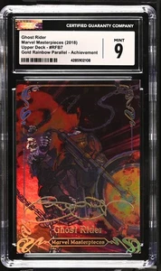 2018 Marvel Masterpieces - GHOST RIDER #RFB7 - Gold Rainbow Achievement CGC 9 - Picture 1 of 2