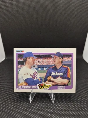 1990 Fleer #636 Nolan Ryan/Mike Scott..Ai App Graded At 7.5..PRISTINE!! - Image 1 of 4