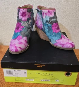 Zapatos muy volátiles para mujer botines al tobillo fiesta del té florales talla 6,5 - Imagen 1 de 11