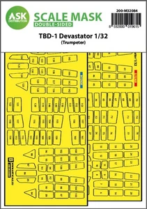 Art Scale Kit 200-M32084 - 1:32 TBD-1 Devastator double-sided express fit mask f - Picture 1 of 1