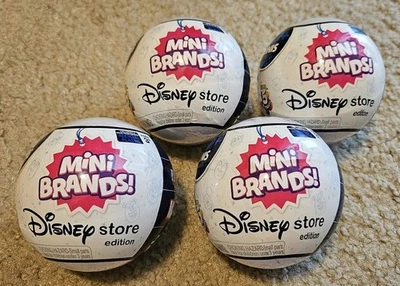 Zuru Mini Brands Disney Store Edition 5 Bolas Sorpresa, Lote de 4, Nuevas y sin abrir Foto 1 de 4