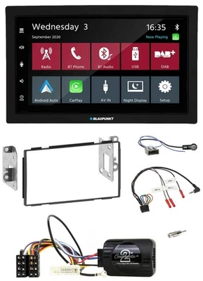 Blaupunkt DAB Bluetooth USB Lenkrad 2DIN Autoradio für Nissan Qashqai J10 07-13 - Bild 1 von 4