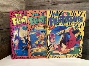 3 libri da colorare e attività vintage The Flintstones (inutilizzati/nuovi) grandi - Foto 1 di 8
