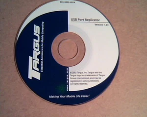 Targus USB Port Replicator : Version 1.24  *Mini-CD / 3 Inch CD* - Picture 1 of 3