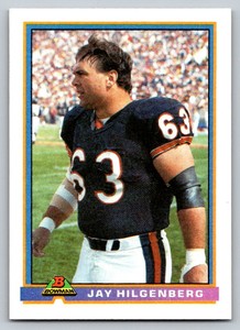 1991  Bowman #59 Jay Hilgenberg Chicago Bears