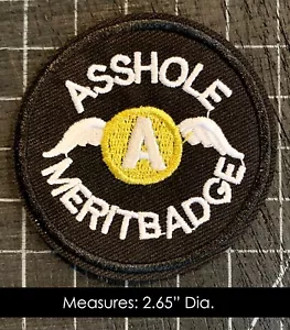 Distintivo al merito A$$ (nero) ricamato ferro su toppa - Foto 1 di 3