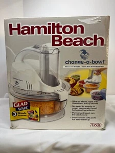 Hamilton Beach Change-A-Bowl Multi Schüssel Schneider Zerkleinerer 70800 mit guten Gebrauchsspuren NEU - Bild 1 von 5