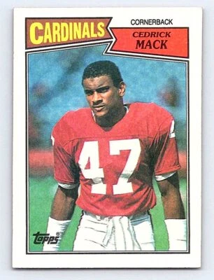 1987 Topps #338 Cedric Mack MT/NMT - Image 1 of 2