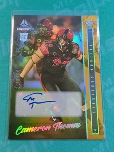 2022 Luminance #160 Cameron Thomas RC Auto Gold 81/100!! Kansas City Chiefs!  - Picture 1 of 3