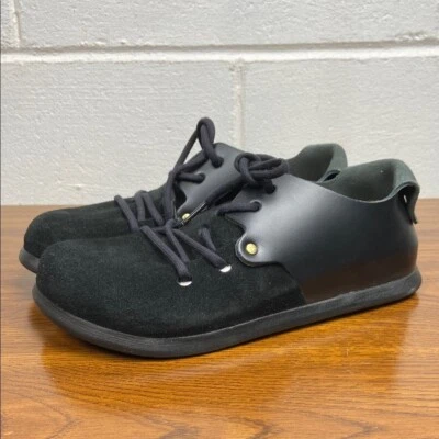 Birkenstock Women’s Montana Black Suede Leather Shoe EU38 Narrow Fit 099863 - Image 1 of 4