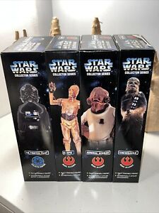 Star Wars Original Case Pack Collector Series 12”KENNER 1996 Set of 4 w/Chewie