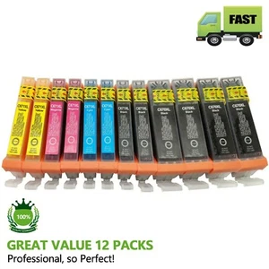 12 Ink Cartridges for Canon PGI-670XL CLI-671XL PIXMA G6860 MG5760 MG5765 MG5766 - Picture 1 of 2