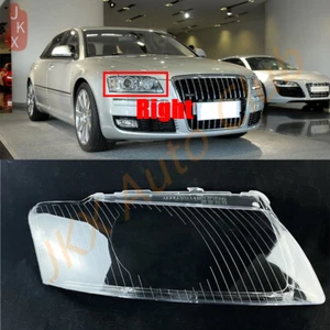 Right Front Headlight Clear Lens Shell+Seal Glue u For Audi A8 S8 D3 2004-2010 - Picture 1 of 11