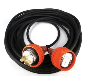 Cable de extensión monofásico de 20 amperios 3 pasadores planos 15 metros, 20A, 1 fase, 15 m - Imagen 1 de 2