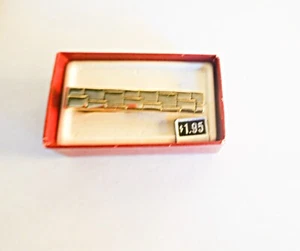 Swank NEW Small Gold tone Tie Bar Clasp - Picture 1 of 2