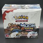 Pokemon Sun And Moon Crimson Invasion Booster Box - Factory Sealed Creased Front