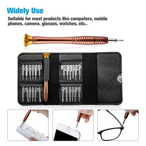 25X Magnetic Screwdriver Set Precision Repair Tool Kits for IPhone Laptop Top - Picture 1 of 12