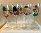 HAND-PAINTED "WOMEN" CHRISTMAS WINE GOBLET ~ YOU CHOOSE 1 or ALL ~ 1+ SHIP